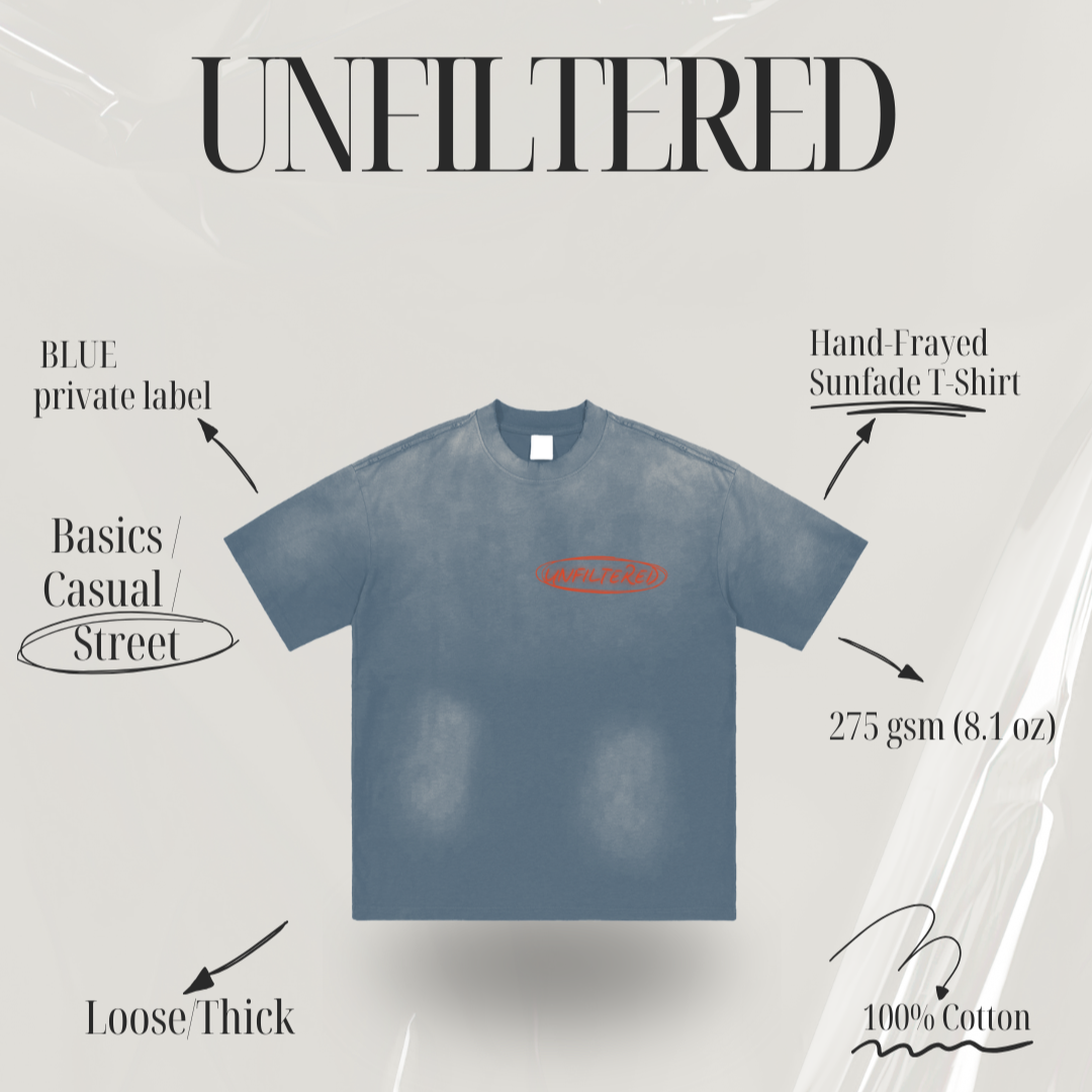 UNFILTERED PRIVATE LABEL T(BLUE)