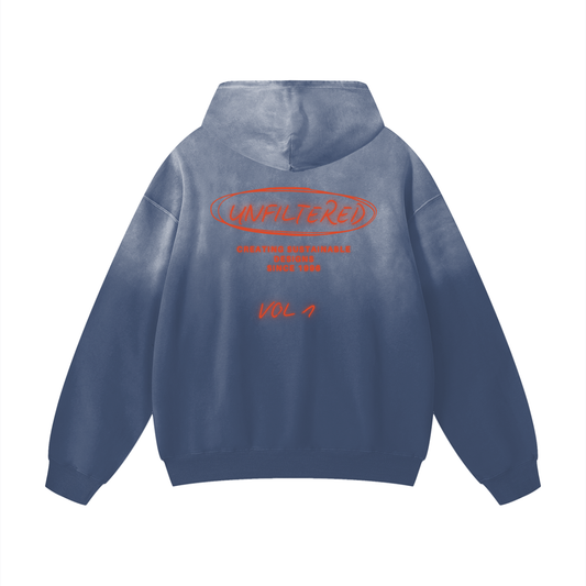 UNFILTERED PRIVATE LABEL VOL1 HOODIE(BLUE)