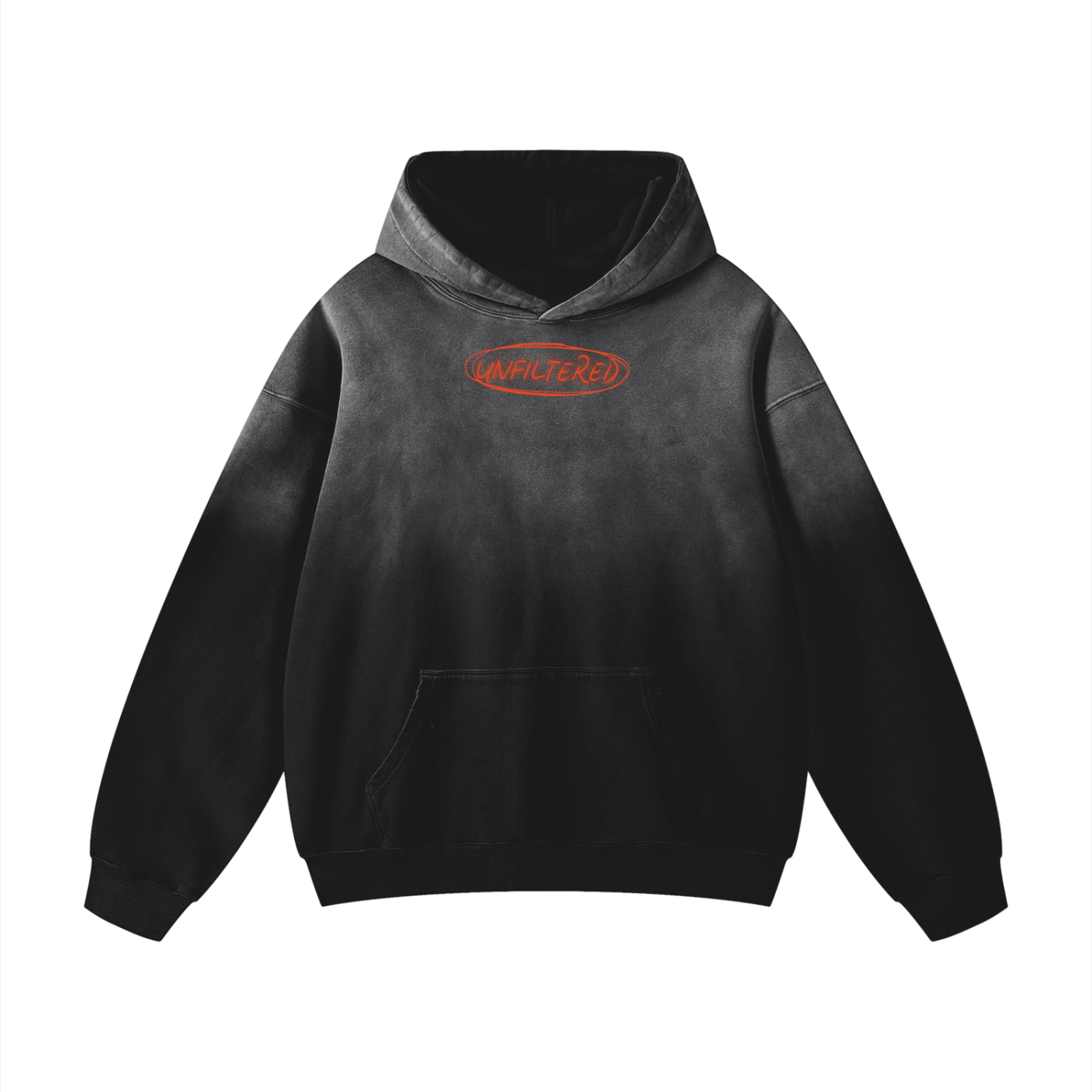 UNFILTERED PRIVATE LABEL HOODIE(BLACK)